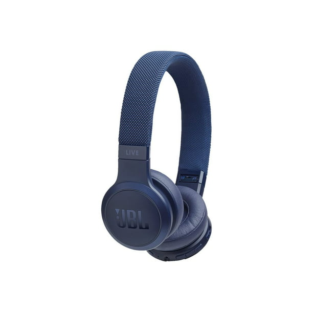 JBL Live 400BT On-Ear Wireless Headphones with Voice Assistant (Blue)