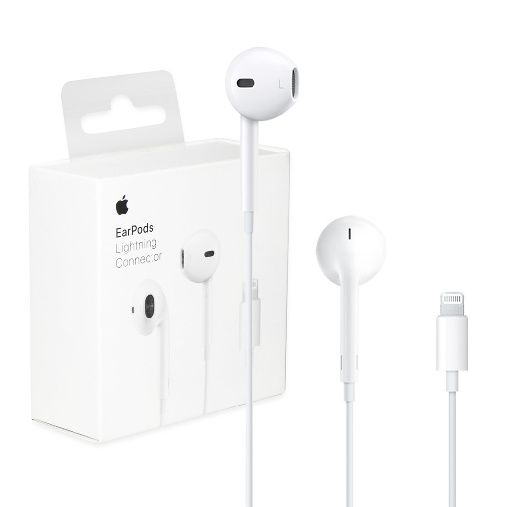 Original Apple Earpods Lightning ios iPhone 7 8 X XS XR XSmax earpiece