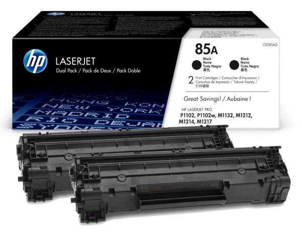 HP 85A Black Original LaserJet Toner Cartridge