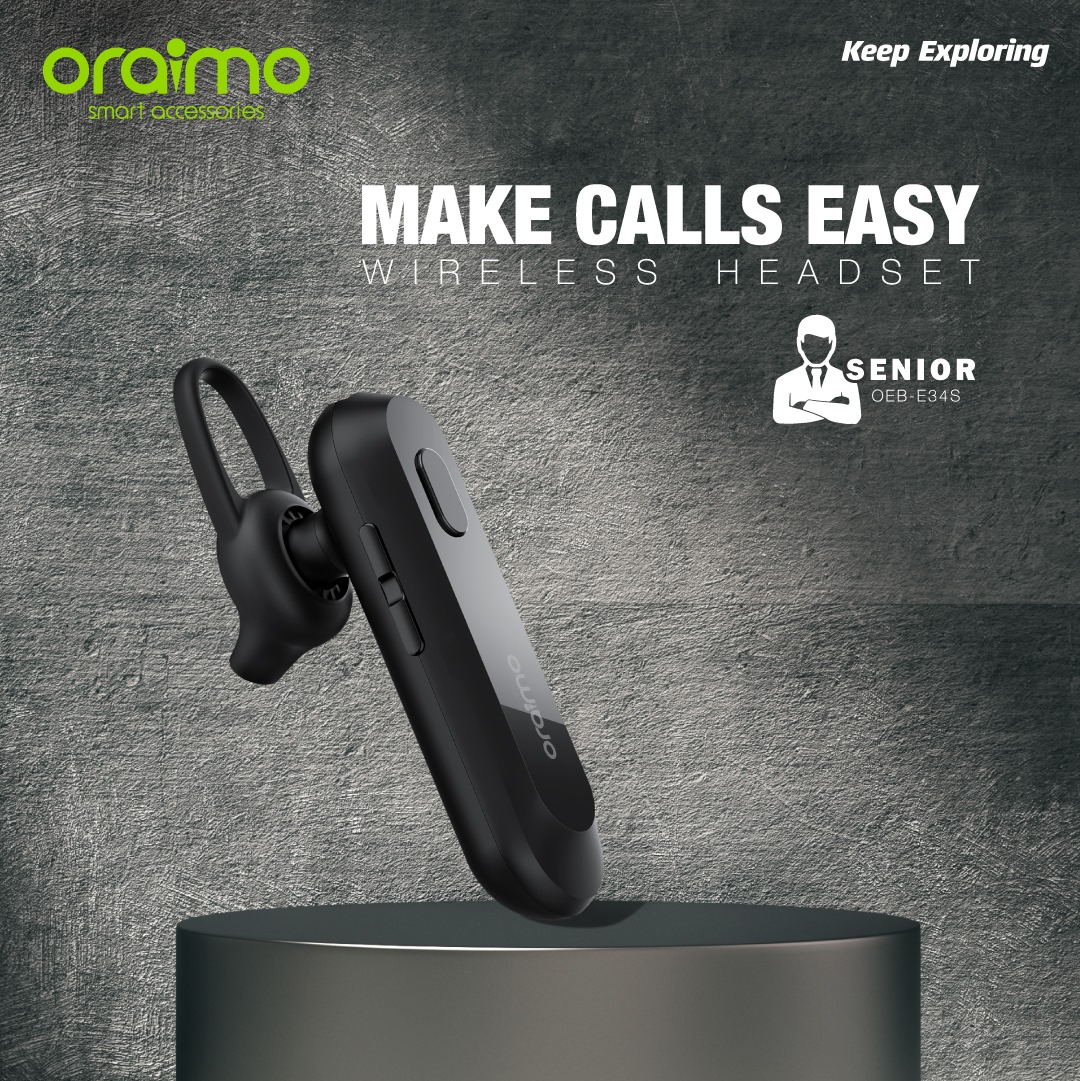 Oraimo OEB-E34S Wireless / Bluetooth In The Ear Headphone
