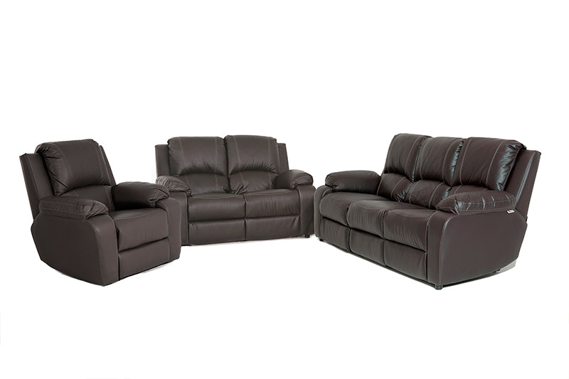 Calgan | Lyla | 6 Piece 3,2,1 Static Lounge Suite | PU Leather