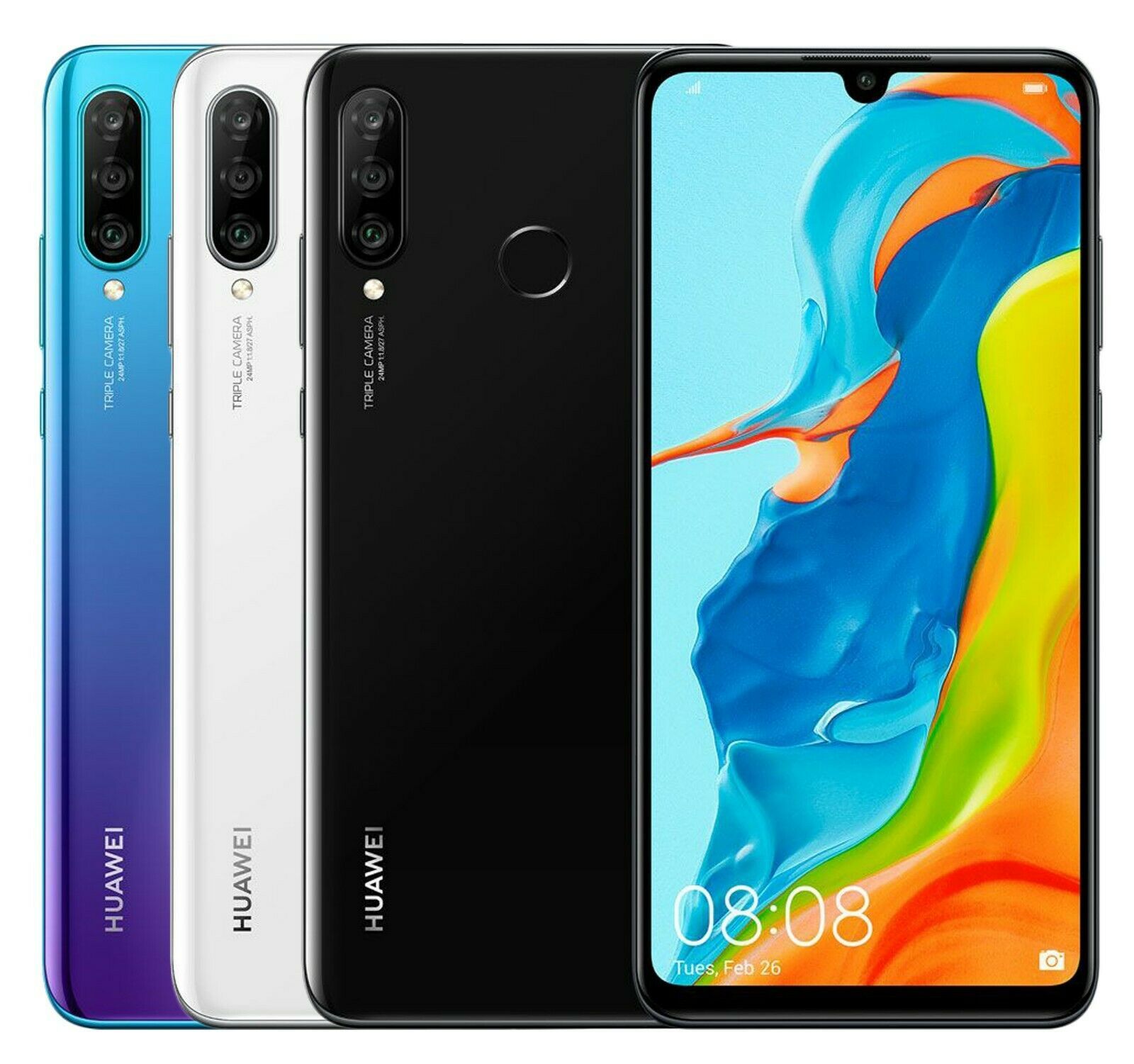 Refurbished Huawei P30 Lite | 4GB, 128GB No Box and Accessories