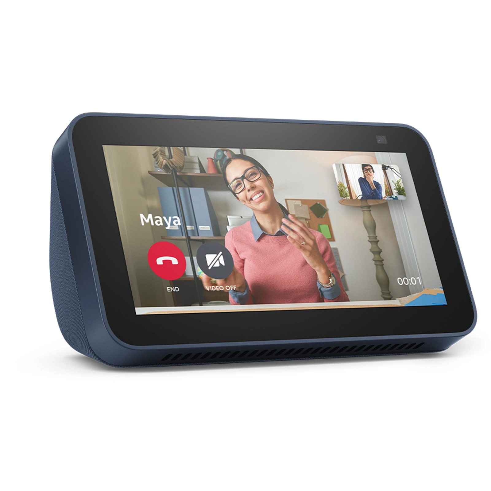 Amazon Echo Show 5 (2nd Gen) Smart Speaker, Alexa and Built in Home Hub, Sandsto