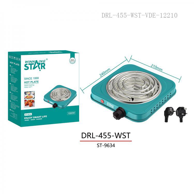 -ST-9634 1000W Single Burner Heater Hot Plat