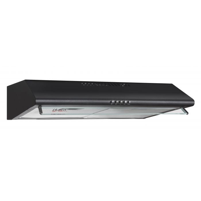 Univa 600mm Cookerhood Black U600B