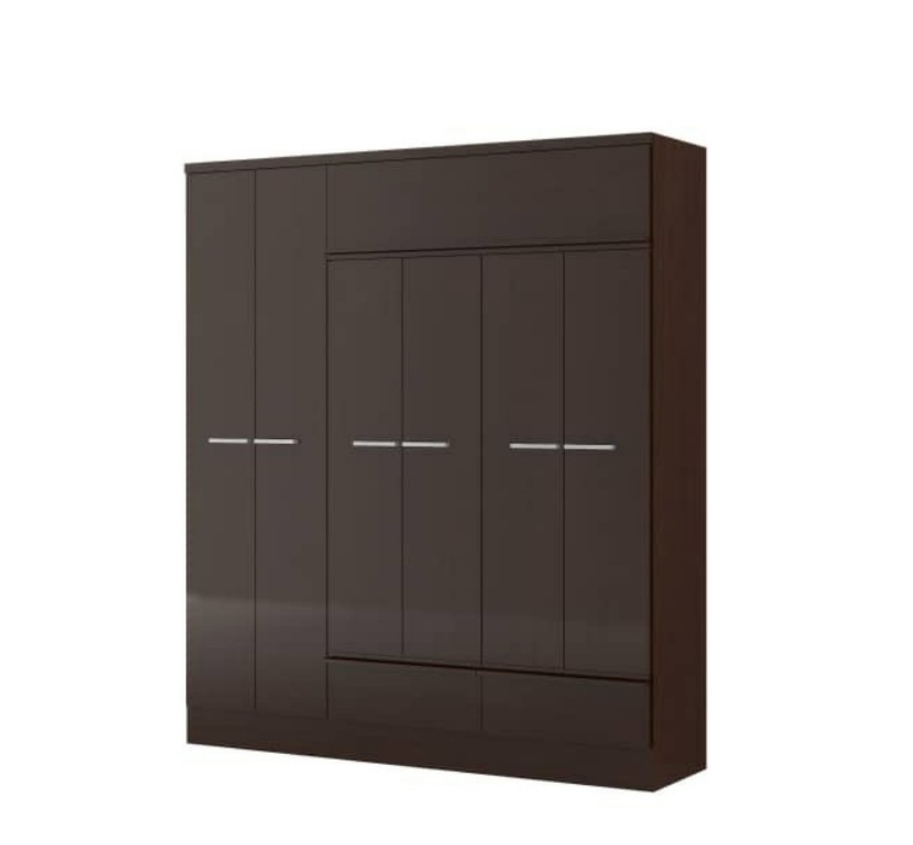 Wardrobe 592 Mahogany 6 Doors