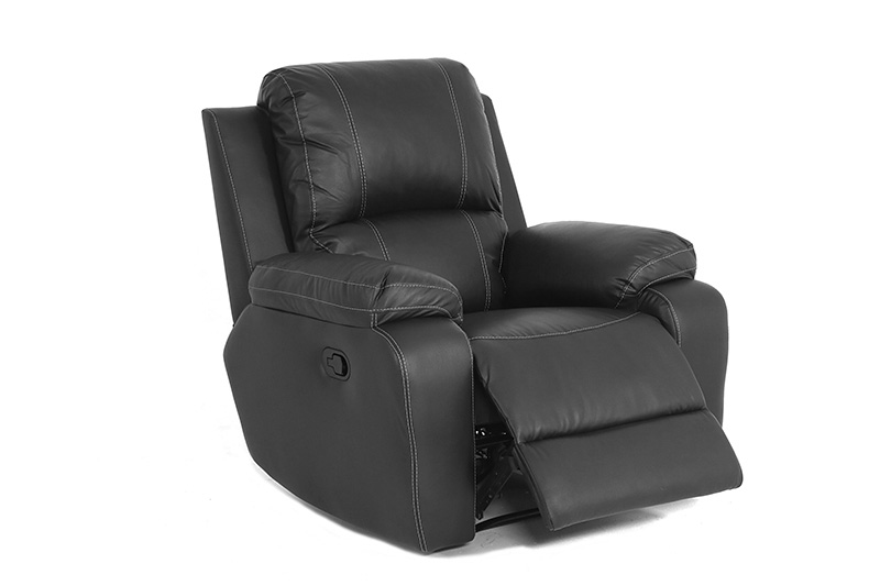 Lyla Single Chair Recliner PU Black