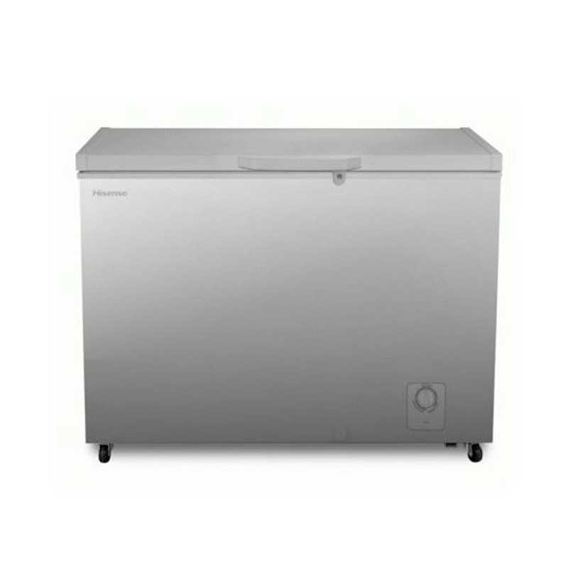 Hisense Chest Freezer 400 Liter Single Door, Silver Model FC40DT4ST