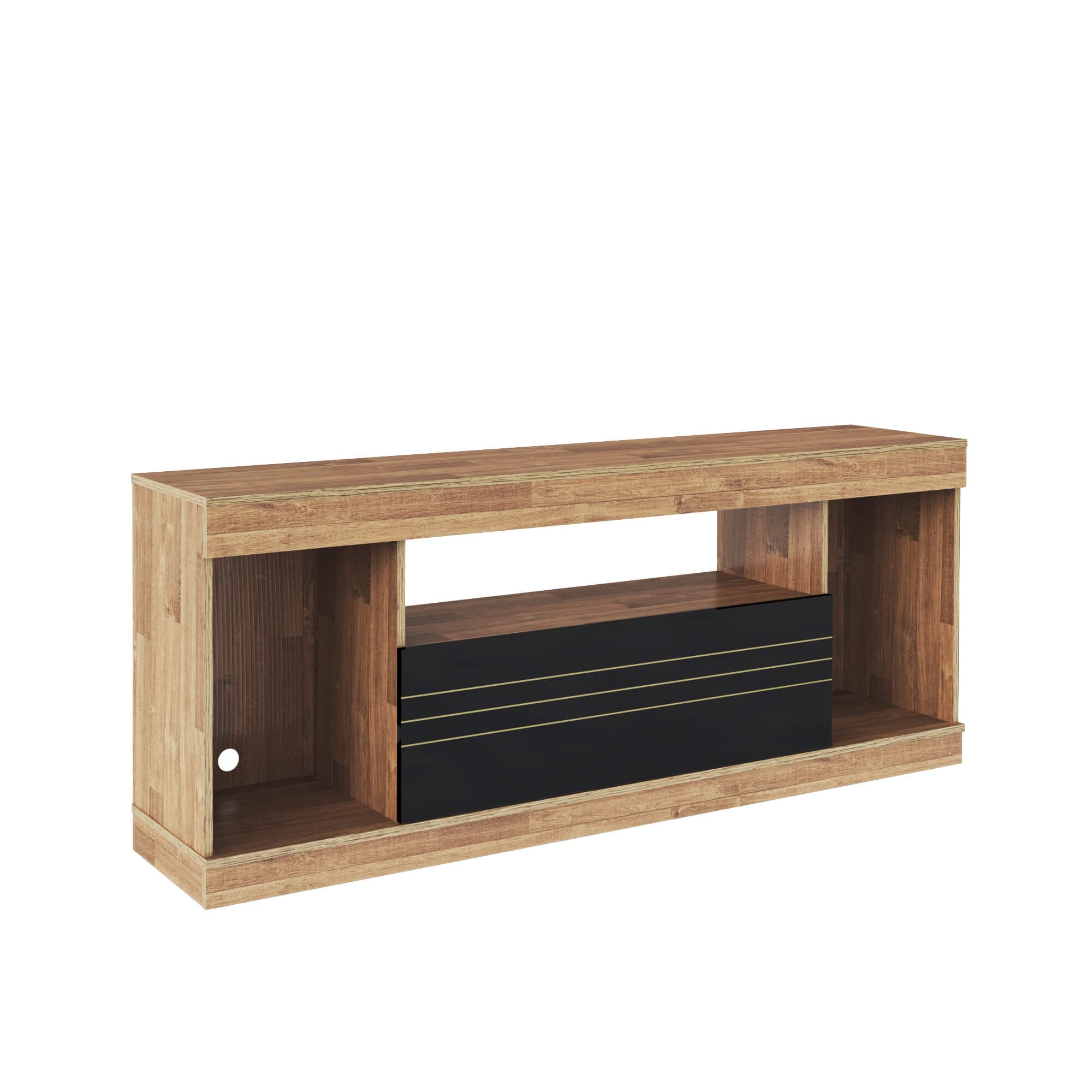 Sport TV Rack Rustic/Black