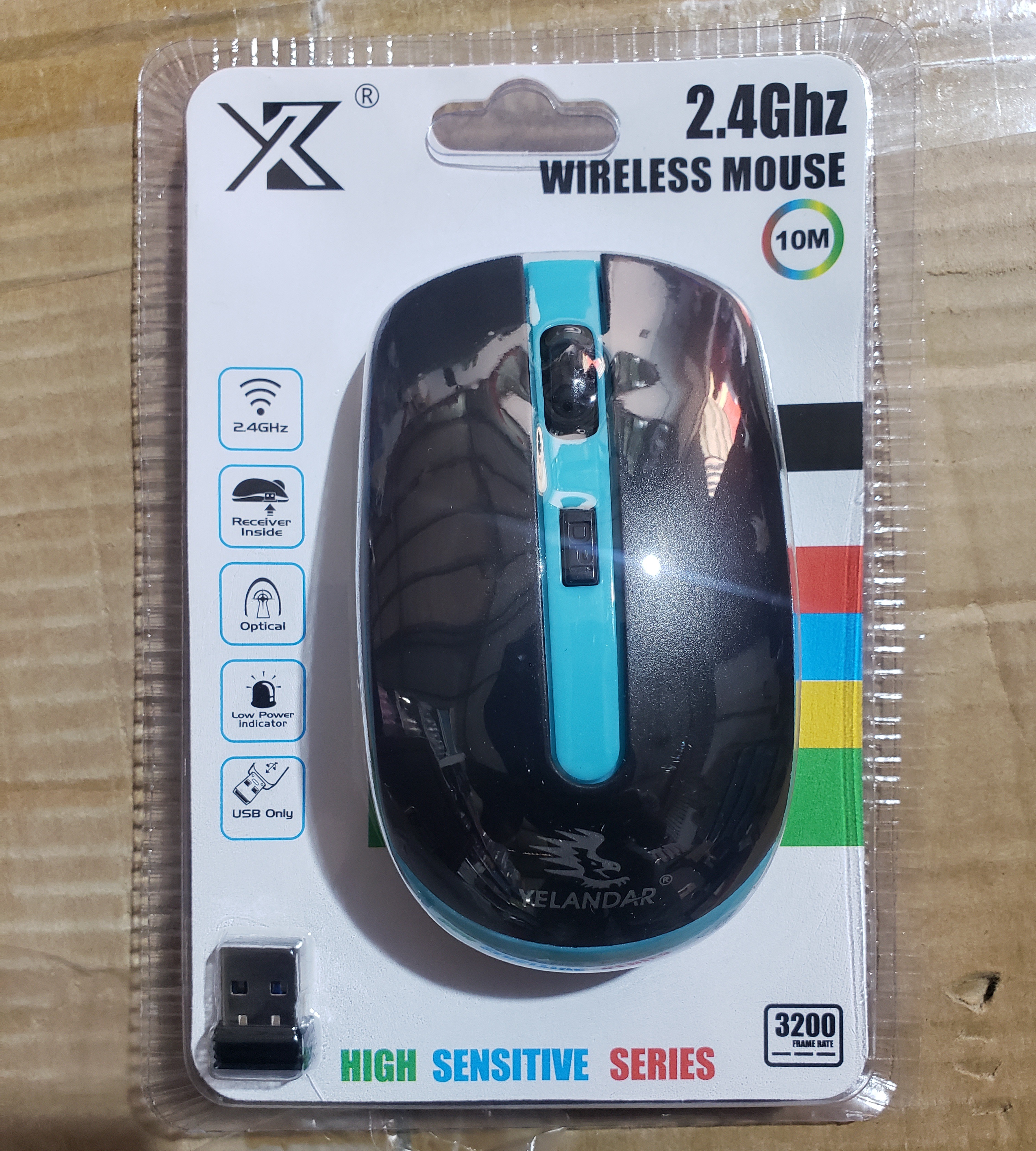 Wireless Mouse Jiexin 2.4GHZ – Green