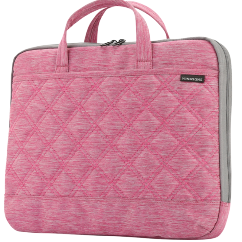 KINGSONS 15.6" ladies bag Trace Series PINK