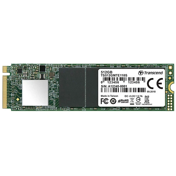 Transcend 512GB, M.2 2280,PCIe Gen3x4