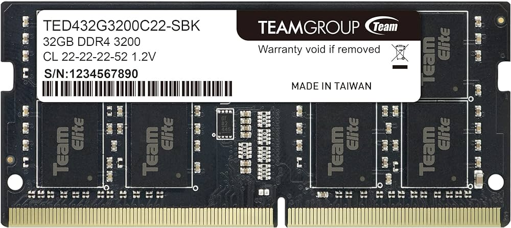 TEAM GROUP  RAM 32GB 3200 LAPTOP