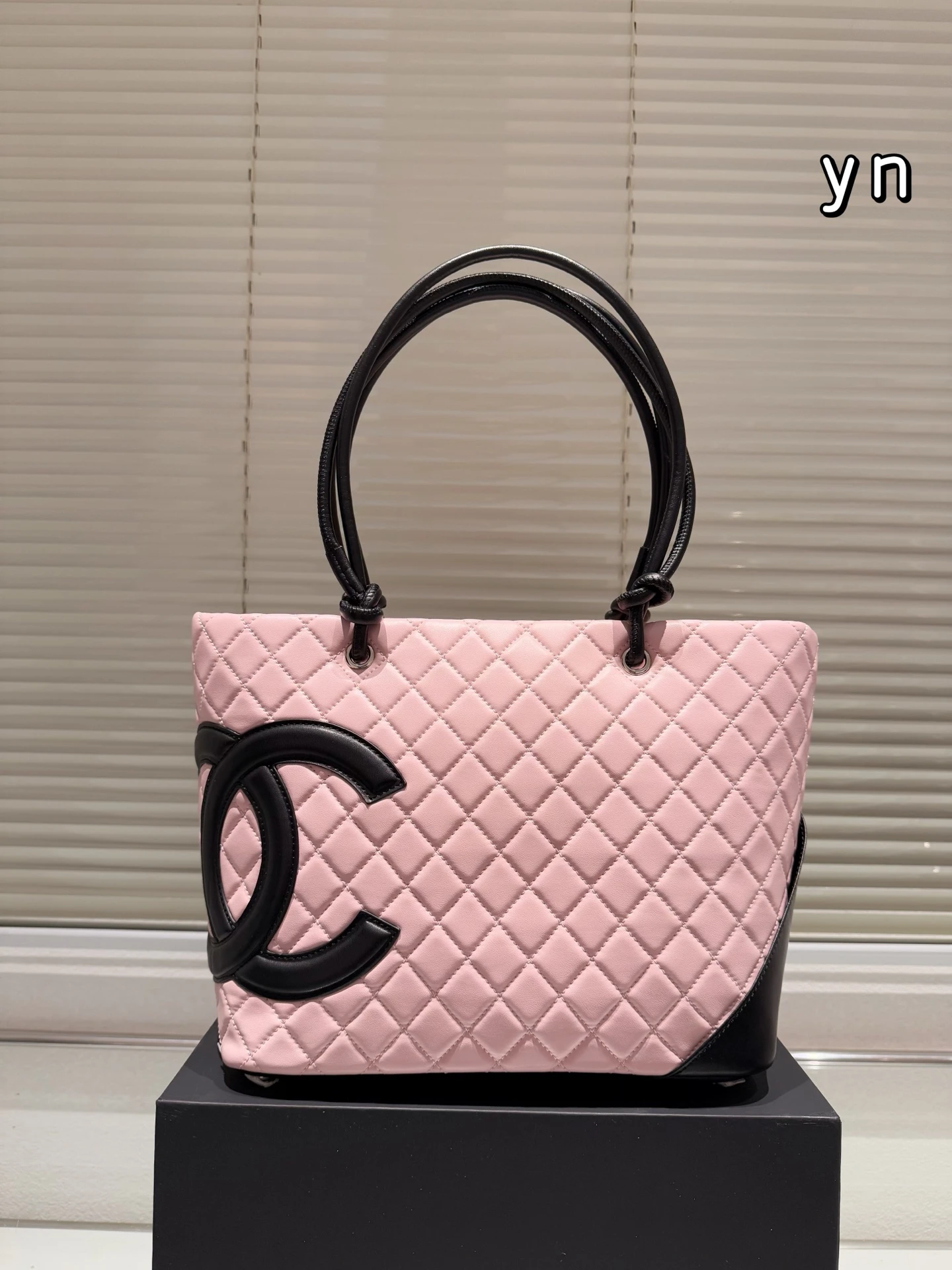 Chanel leather Quilted Large Cambon Tote